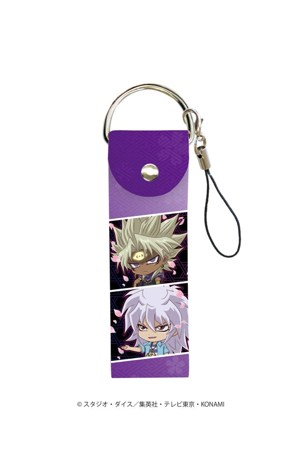 「遊☆戯☆王デュエルモンスターズ」ビッグレザーストラップ04/闇マリク&闇バクラ(ミニキャラ)